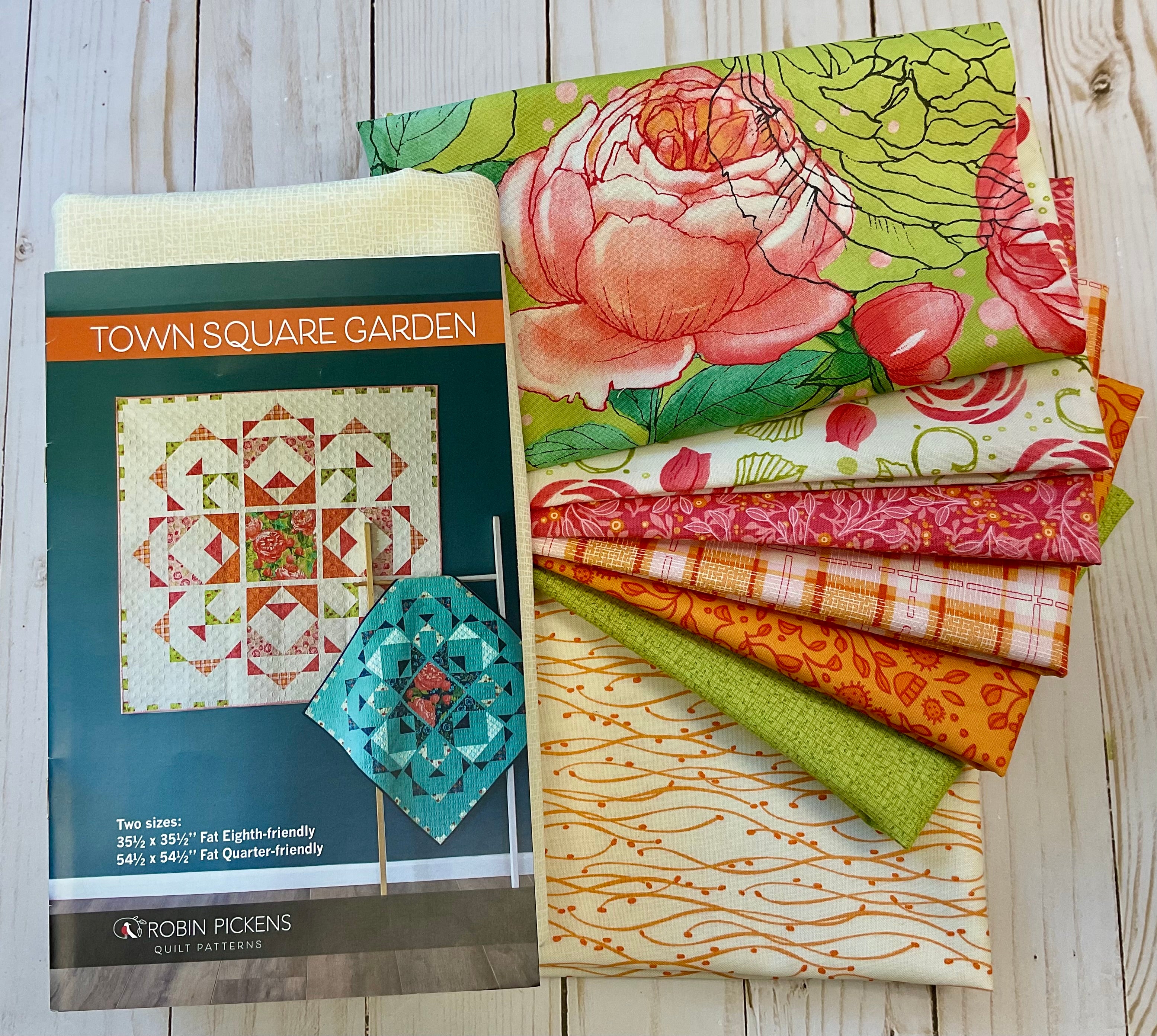 A Quilt Kit of Town Square Garden 54 1/2" x 54 1/2" - Image 3
