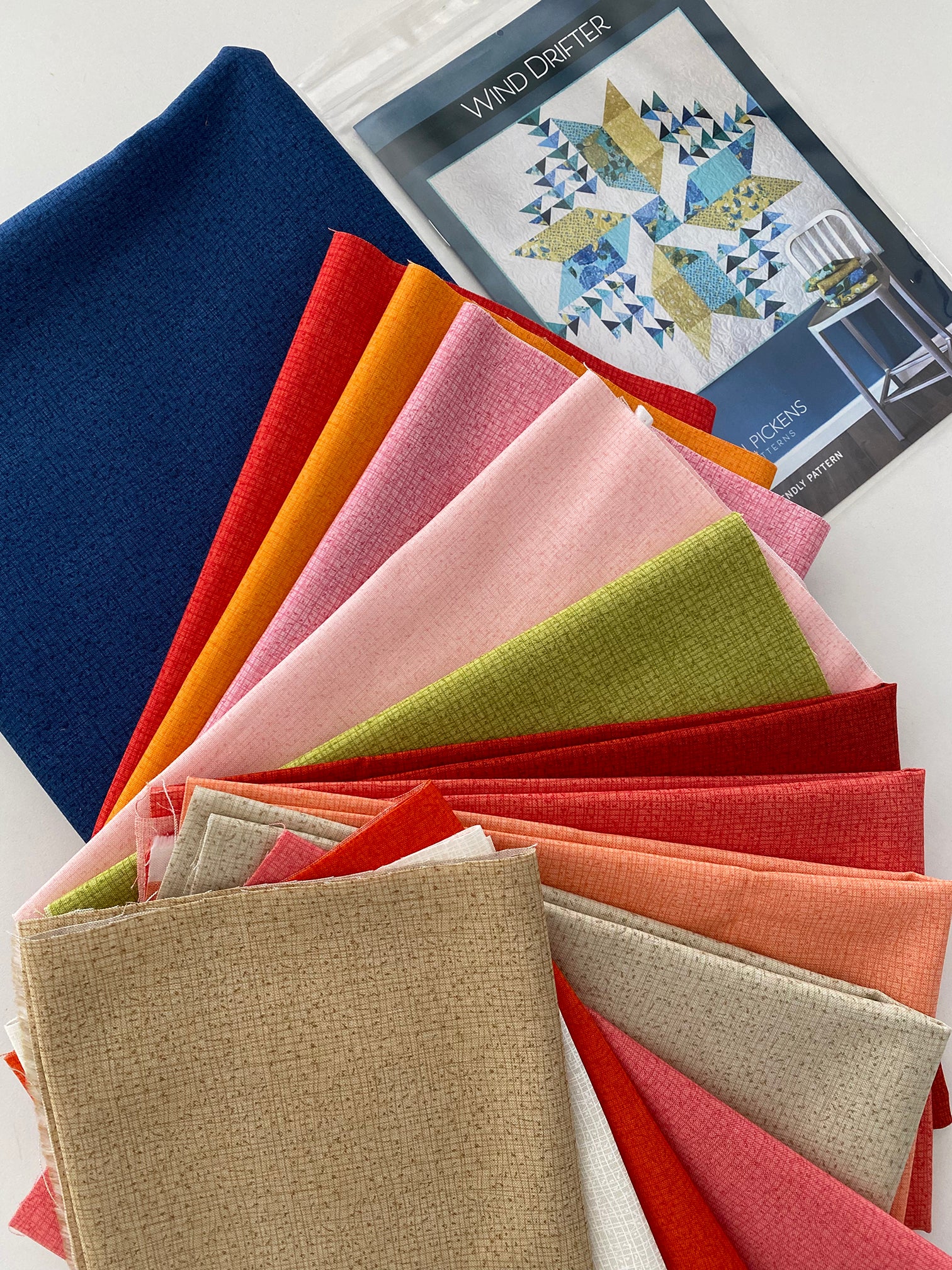 A QUILT KIT of WIND DRIFTER - Image 6