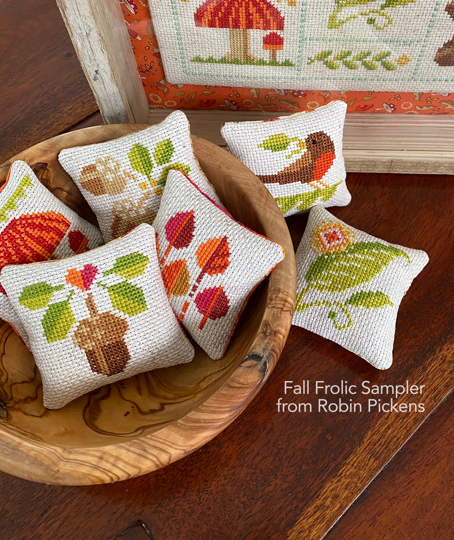 FALL FROLIC SAMPLER Cross Stitch Pattern PDF - Image 5