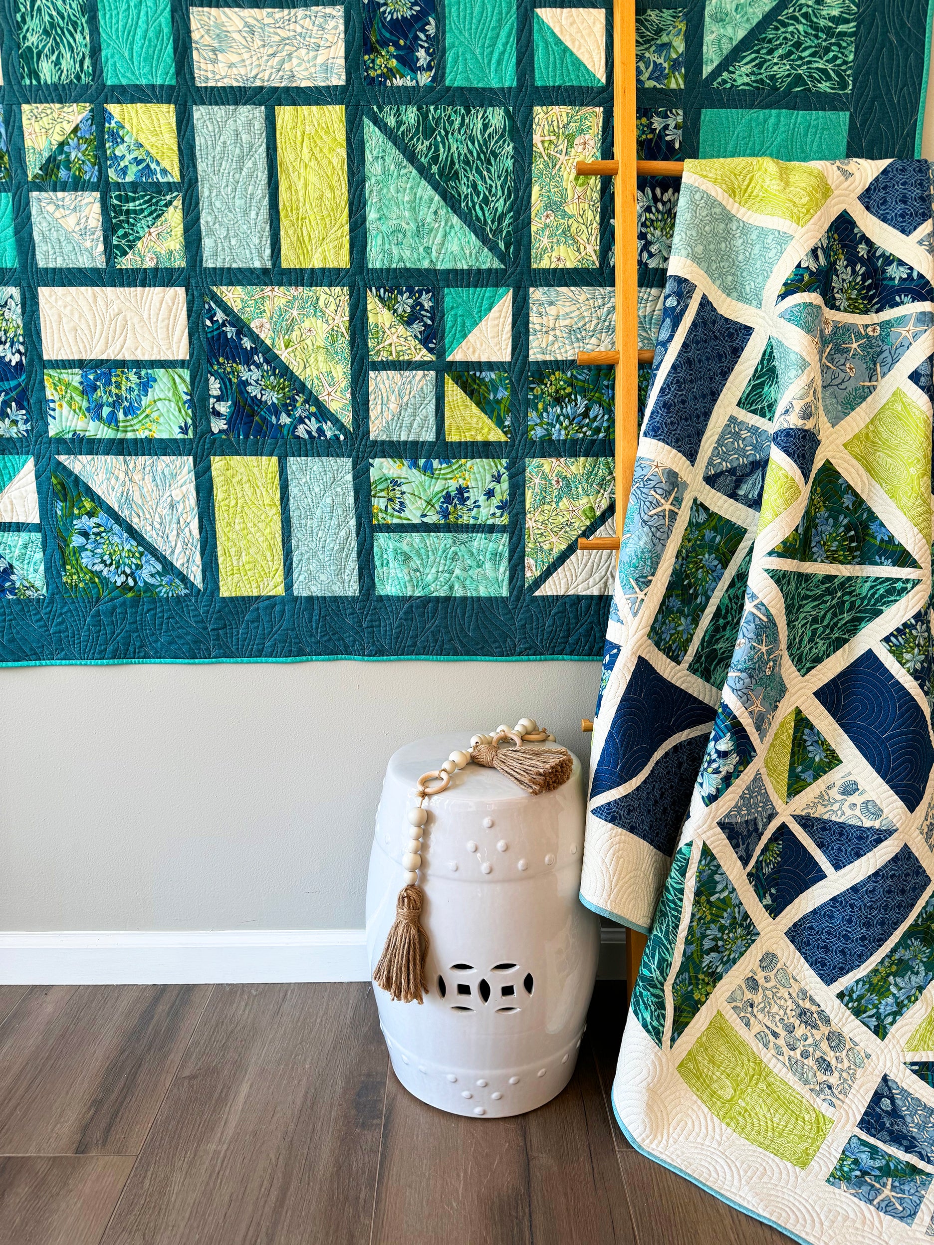 BACKSLASH Quilt Pattern PRINTED booklet by Robin Pickens. Geometric Lap, Twin, or Queen - Image 3