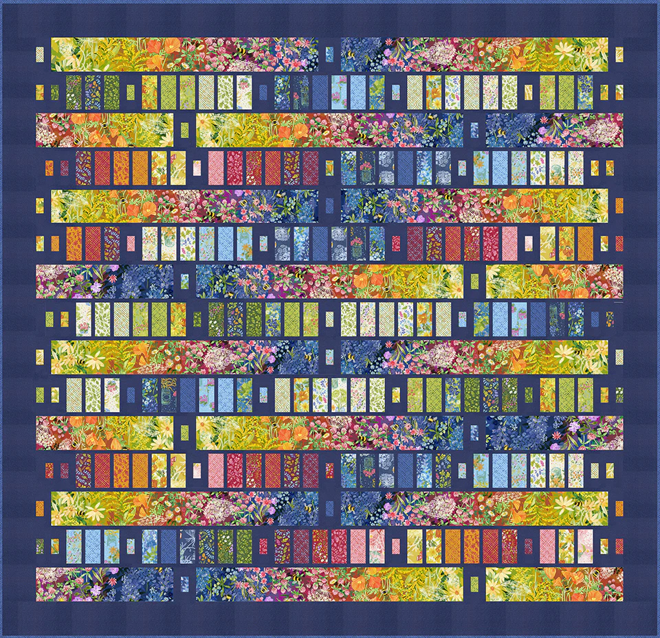 BAR HOP Quilt Pattern (printed booklet) by Robin Pickens in Lap, Queen sizes - Image 10