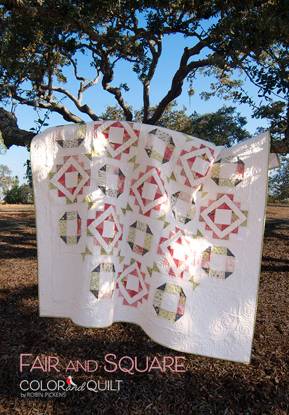 FAIR and SQUARE Quilt Pattern (PRINTED booklet) by Robin Pickens - Image 5