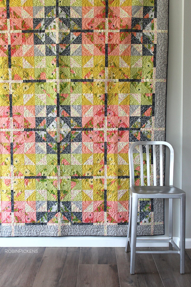 FARMHOUSE CROSSING Digital PDF Quilt Pattern by Robin Pickens / Twin and Lap/Wall size - Image 5