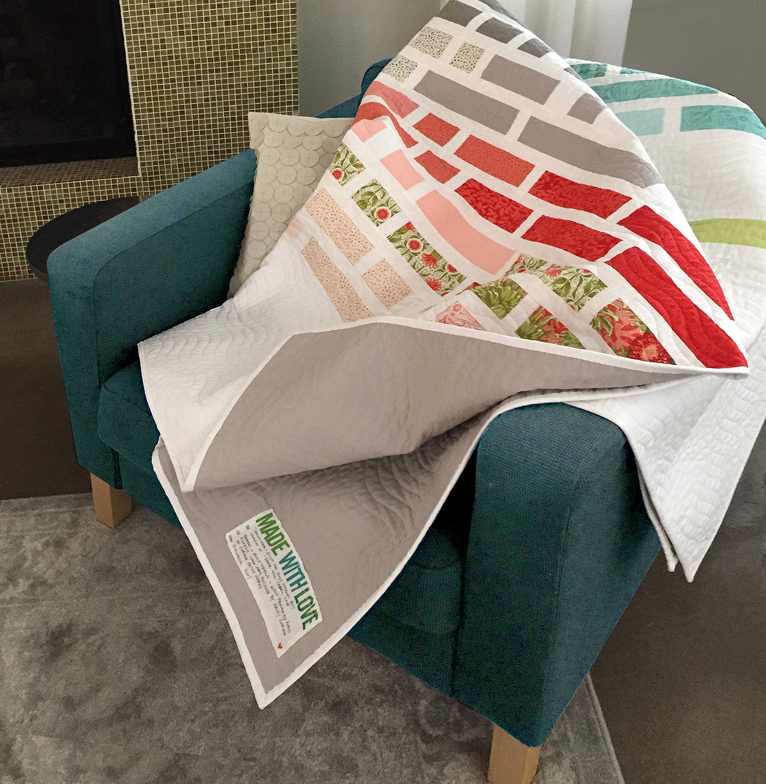 Equalizer Digital PDF Quilt Pattern by Robin Pickens /layer cake jelly roll precut/ easy modern quilt/full-double 76" x 85" - Image 5