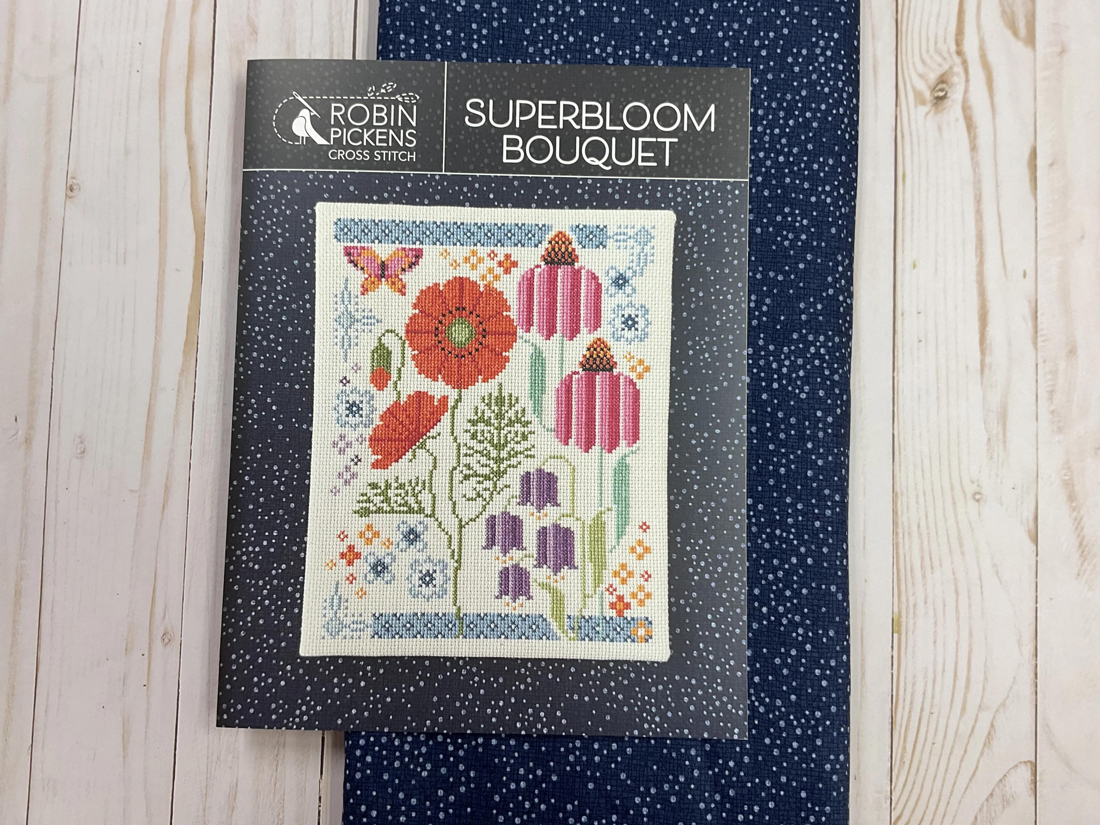 Superbloom Bouquet Cross Stitch Kit - Image 3